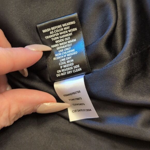 NWT Torrid Sequin Button Front Blazer Plaid blue black satin interior size L - Picture 9 of 14